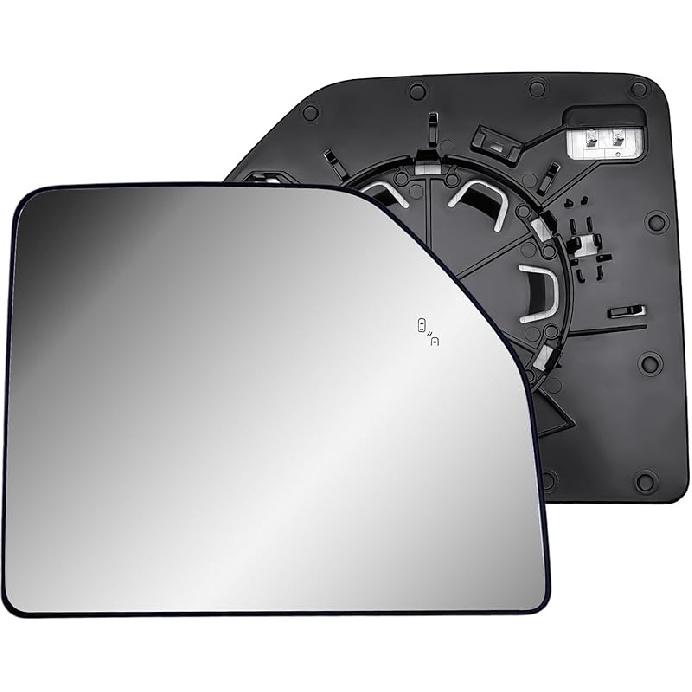 Replacement Driver Left Side Door Towing Mirror Lower Small Glass Convex Heated With Back Plate For Ford F-150 F 250 F-350 F-450 F-550 From 2015 To