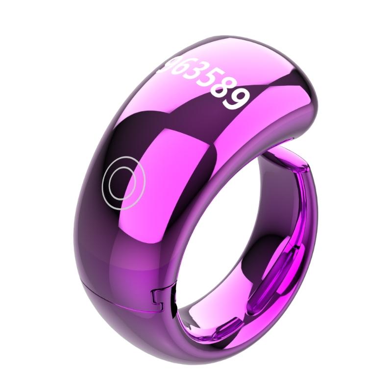 Multifunction Digital Counting Rings Mobile App Control Wearable Adjustable Size for Spiritual Practices Daily Prayer