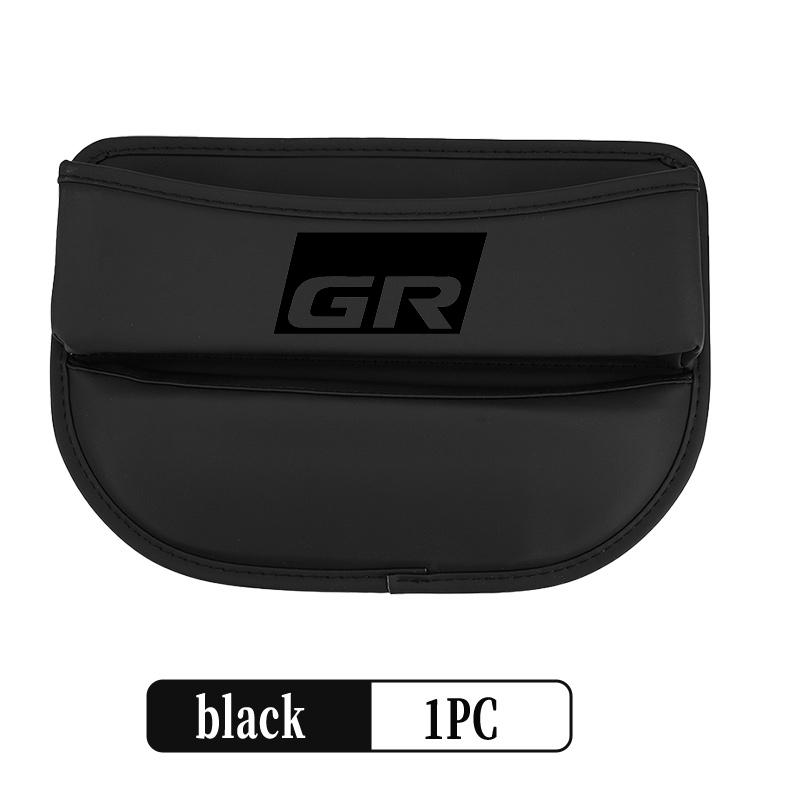 For Toyota Car Seat Organizer Leather Crevice Storage Box Auto Accessories GR MN Corolla Yaris Aygo Prius RAV4 Crown CHR Camry