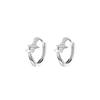 REETI 925 Silver Star Earrings For Women Korean Fashion Jewelry Gift Earings