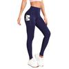 Women Fashion Pocket Yoga Cropped Pants Sports Outdoor Tights Leggings