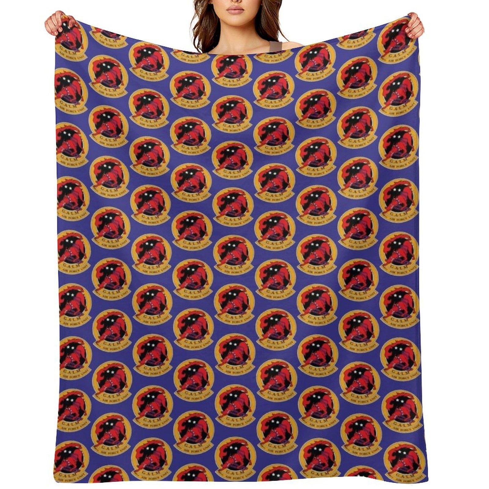 Ace Combat Galm Team Active Throw Blanket Luxury Throw anime Cute Plaid Weighted Blankets 30x40in