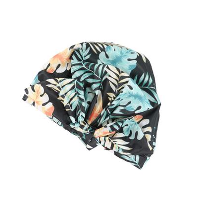 Shower Caps Stylish Ladies Home Reusable Hair Wrap Exquisite Pattern Elastic Waterproof Bath Hat Bathing Headwear