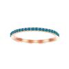 eManco European Zircon Ring: Titanium Steel Women's December Birthstone Rhinestone Finger Ring
