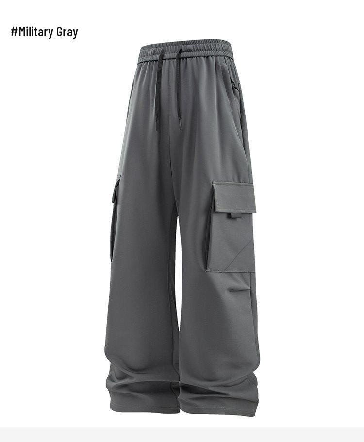 Men's Summer Outdoor Paratrooper Pants - Waterproof, Stain-Resistant, Breathable, Casual, Unisex, Ideal for Sports, Hiking, and Workwear.
