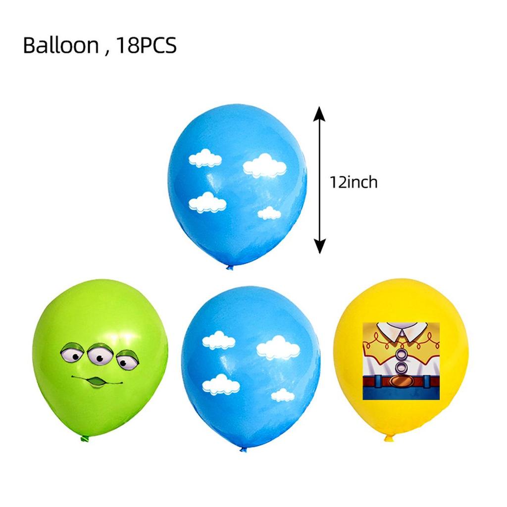 Toy Story Blue Sky White Clouds Party Paper Plates Set