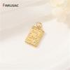 14K Gold Plated Brass Zircon Cloud/Sun Charms For Women Pendant Jewelry Making Supplies DIY Necklace Bracelet Accessories
