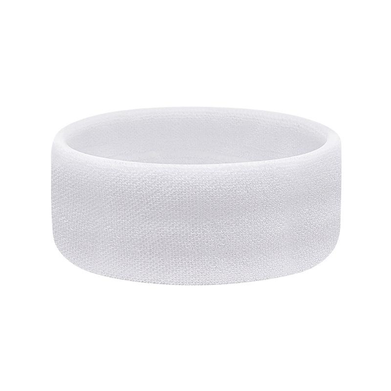 2026 Solid Color Cotton Headband Sweat Absorbent Belt Breathable Men's Running Fitness Badminton Sweatproof Women's Sports Bandana