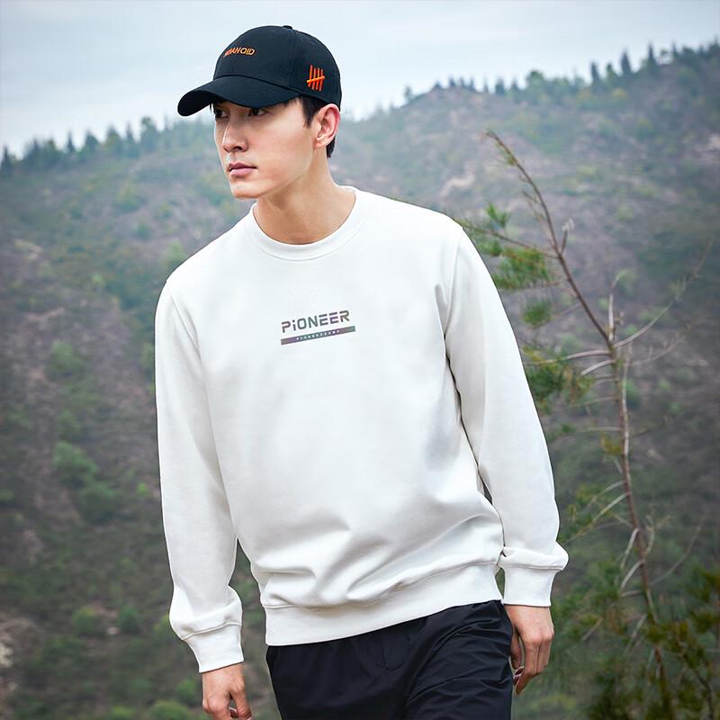 Men s Casual Crewneck Pullover Sweatshirt AYK10211017H XXL