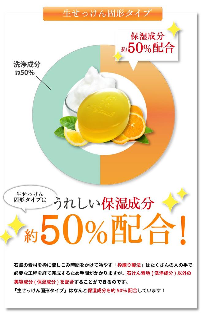 Mikakan Lemon Raw Soap Solid Type 90g cleansing contains beauty and moisturizing for use morning and [Facial soap, 50% ingredients, night, approx.