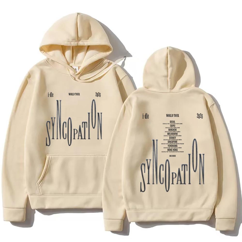 I-DLE Syncopation World Tour 2026 Hoodies GIDLE Kpop Korean Style Streetwear (G)i-dle New Casual Unisex High Street Hoody