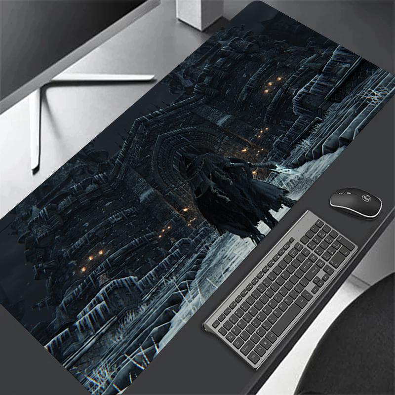 XXL Computer Anime Bloodborne Gamer XL Desk Mat Large Size Gaming Mousepad PC Keyboard Carpet Overlock Table Mouse Pad x