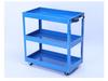 Heavy-Duty Three-Tier Mobile Tool Cart for Auto Repair and Maintenance