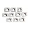 15Mmx15Mmx2.5Mm R100 Radius Carbide Inserts Cutters For Byrd Shelix Cutterhea 10pcs Woodworking Discarded Carbide Blades