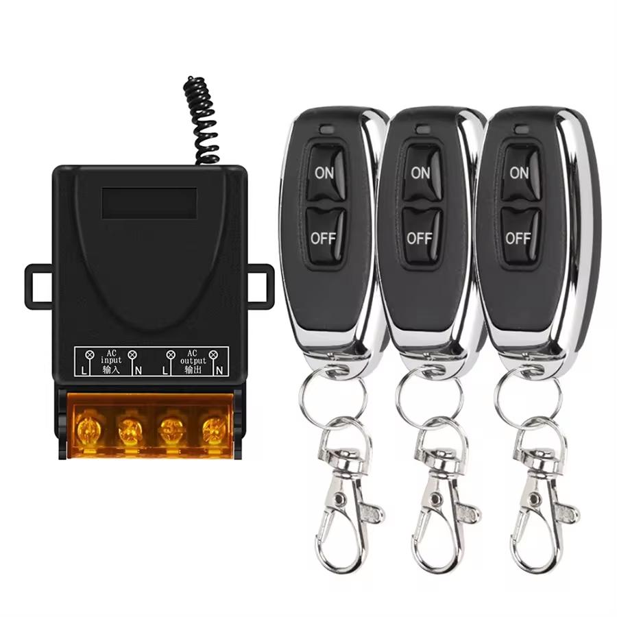 30A RF 433MHz Smart Switch with Wireless Remote Control Universal Asking Code Relay Module for Water Pump Motor Led Light Door