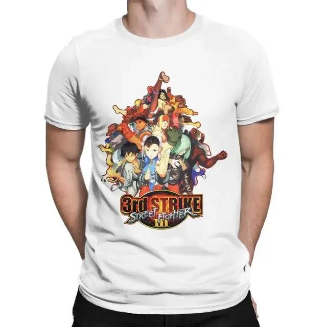 Street Fighhtter Sagat  Muay Thai Gaming Hadouken T Shirt for Men Casual Modal Tees Short Sleeve T Shirt Crewneck Tops