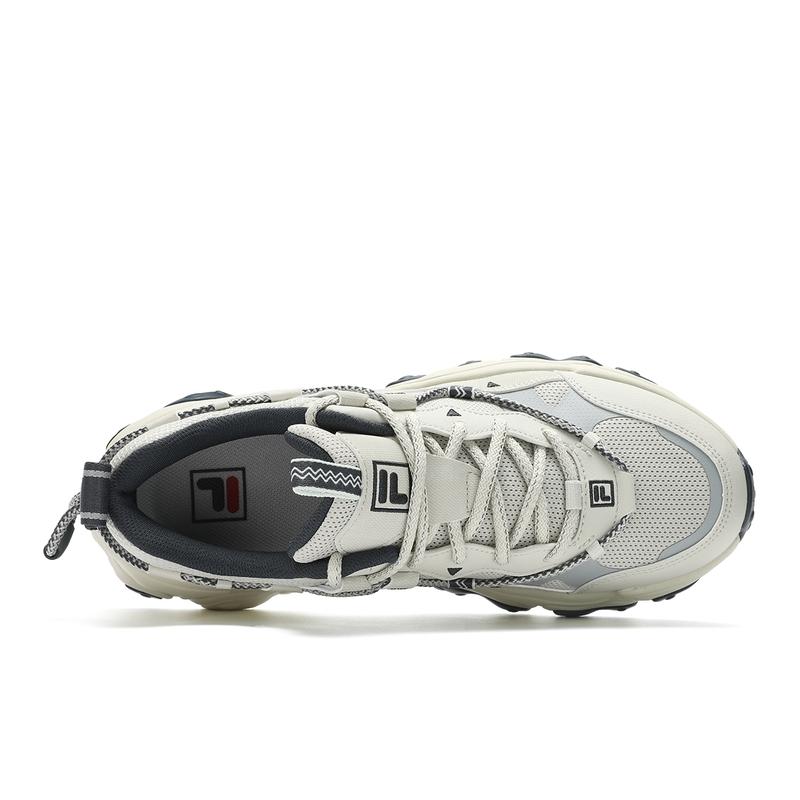 FILA Fluid 5 Cat Paw 5 Fashionable Versatile Sports Retro Trendy Low-Top Lifestyle Casual Shoes Men sneaker Gray Green F12M432101FSH