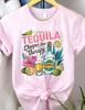 Tequila Therapy Tee | Fun Unisex T-Shirt for Party Lovers, Birthday Gift, Summer Vibes, Celebration Wear, Cocktail Enthusiasts, Casual Wear