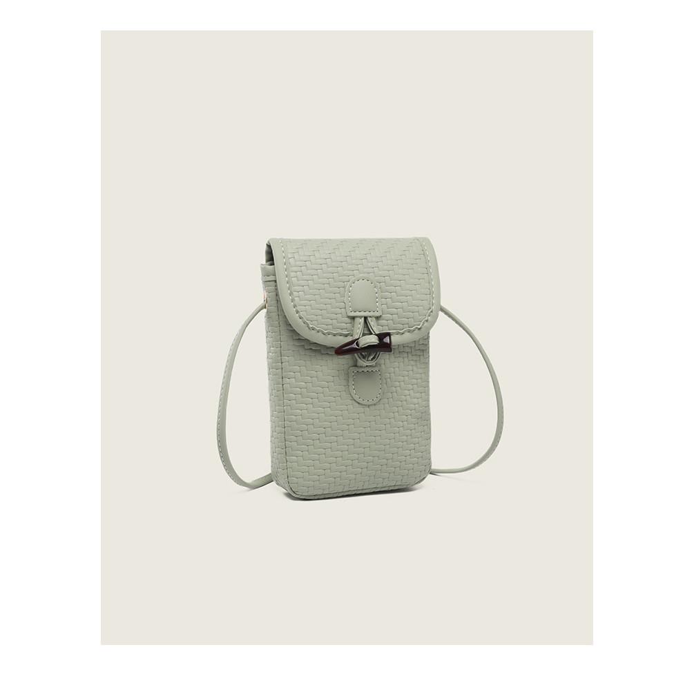 IELGY Ladies Messenger Bag - Fashion Retro Woven Design for Phones