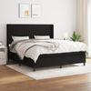 3131603 vidaXL Divan Bed with Mattress Black 160x200 Cm Fabric
