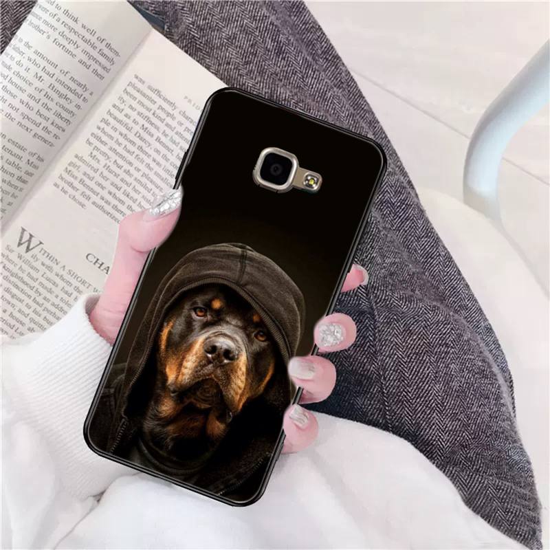 FHNBLJ Cute Rottweiler Dog Phone Case for Samsung A51 A30s A52 A71 A12 for Huawei Honor 10i for OPPO vivo Y11 cover
