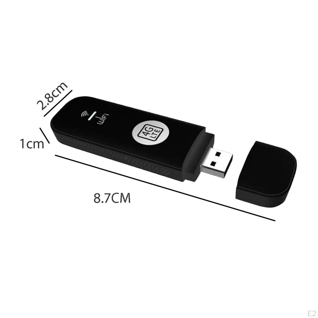 4G LTE USB WiFi Modem Router Network Adapter High Speed Supports 8 Device Connections European