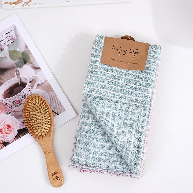 Soft Coral Fleece 30x30 cm Absorbent Lint-Free Kitchen Cleaning Towel 30*30cm