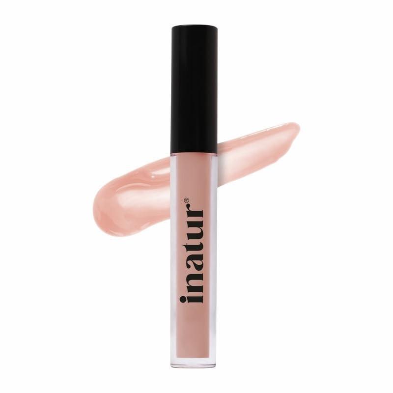 

@ Inatur Lip Gloss Angelic Soft Pink Gloss Rosehip &Coconut Oil 2ml Zr-2730-60%Off
