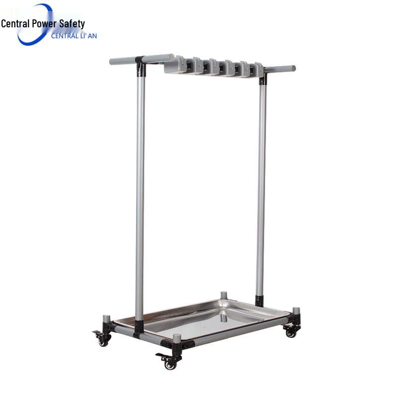 Movable Stainless Steel Mop Broom Holder