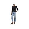 Polo Ralph Lauren Maglietta a Maniche Lunghe Girocollo Casual Larga Monocolore Donna top Nero 211898699-003
