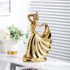 Model Dancing Lady Figurine Simulated Tabletop Art Figure  Festival Decor