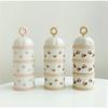 3 Layers Baby Milk Powder Box Tulip Portable Formula Dispenser Kids Snack Container  Travel