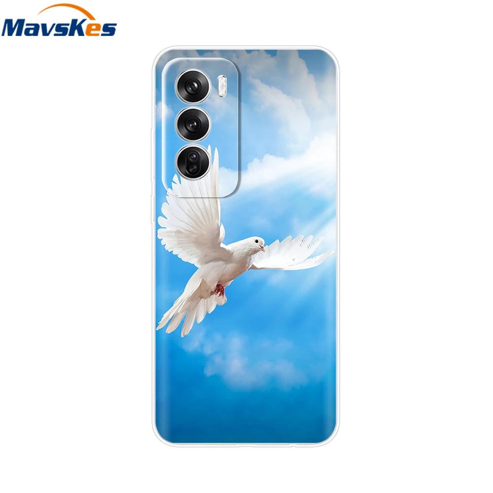 For OPPO Reno 12 5G Case Transparent Cover For OPPO Reno12 Pro 5G Reno12 Luxury Marble Soft Silicone TPU Phone Cases Funda Capas