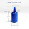 10Pcs/lot 1" Aquarium Fish Tank Aerator Air Stone Diffuser Pump Cylinder Shape Mineral Bubbles Release Airstone Aeration Oxygen