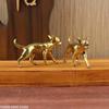 1 Stück Tier Messing Ornamente Haarloser Hund Welpe Eingang Kaffeetisch Dekoration Dekoration Haarloser Hund Tier Schreibtisch Ornamente