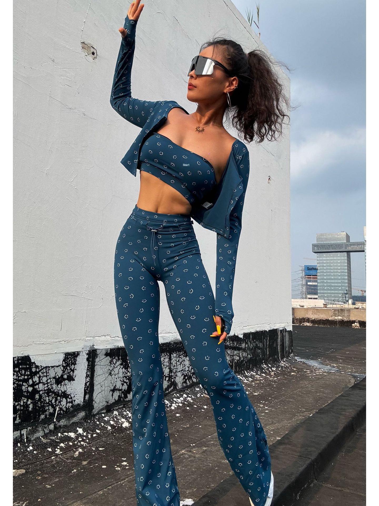 

Женский облегающий топ-майка для йоги в американском стиле с халтером и нагрудными вкладышами - Короткая спортивная одежда для фитнеса и бега Large