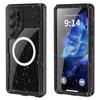 Samsung Galaxy S25 Ultra Waterproof Case, Redpepper, for MagSafe, Black