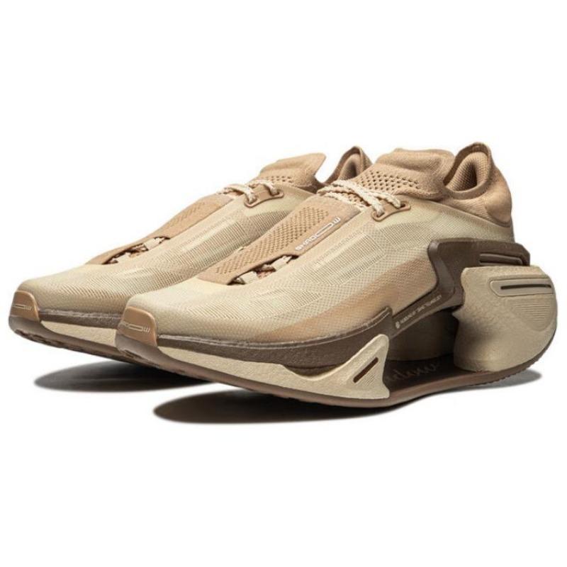LiNing Jueying 3.0 unisex low-top running shoes beige brown with Bong and BOOM cushion tech breathable rebound wear-resistant ARRU005-4