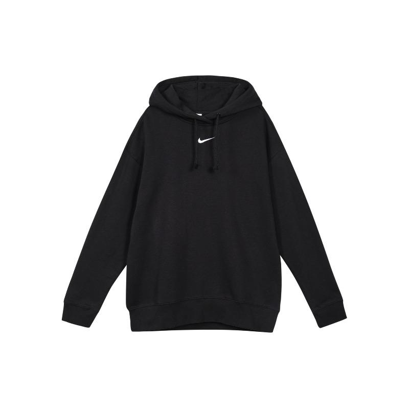 

Nike Sport Casual Pullover Fleece Hoodie Women Tops Black DJ7669-010 S