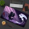 1Pc Dragon Phoenix Flight Gaming Mouse Pad Keyboard Desk Mat Non-slip Rubber Lock Edge Waterproof Computer Mousepad for Office Home Decor Ey142
