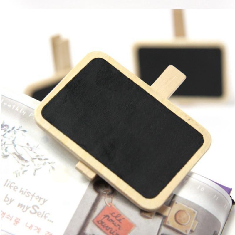 50 ks závěsných dřevěných tabulí s klipy na tabuli, štítky s číslem, cenovka, ve tvaru srdce, DIY řemeslo