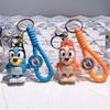 New Kawaii Creative Cartoon Bluey Puppy Keychain Pendant School Bag Pendant Female Bag Pendant Boy Birthday Gift Christmas Gift