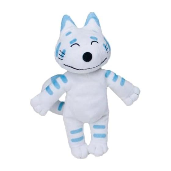 Sekiguchi 11-Pink Cat Plush Toy Tabby Cat 535873