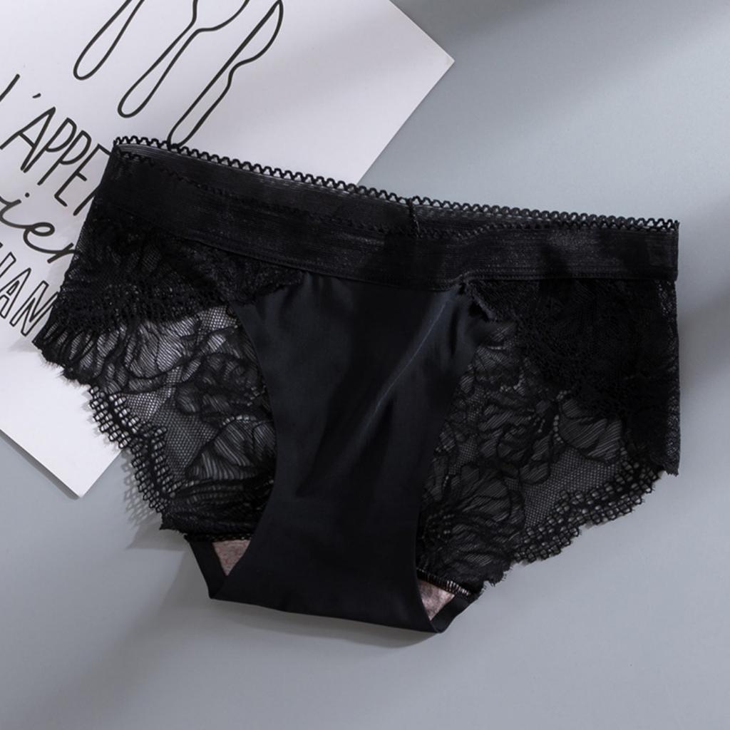 Lace Panties High Waist Women Sexy Lace Underpants Female Briefs Underwear Breathable Underwear Perspective Underwear Ladies