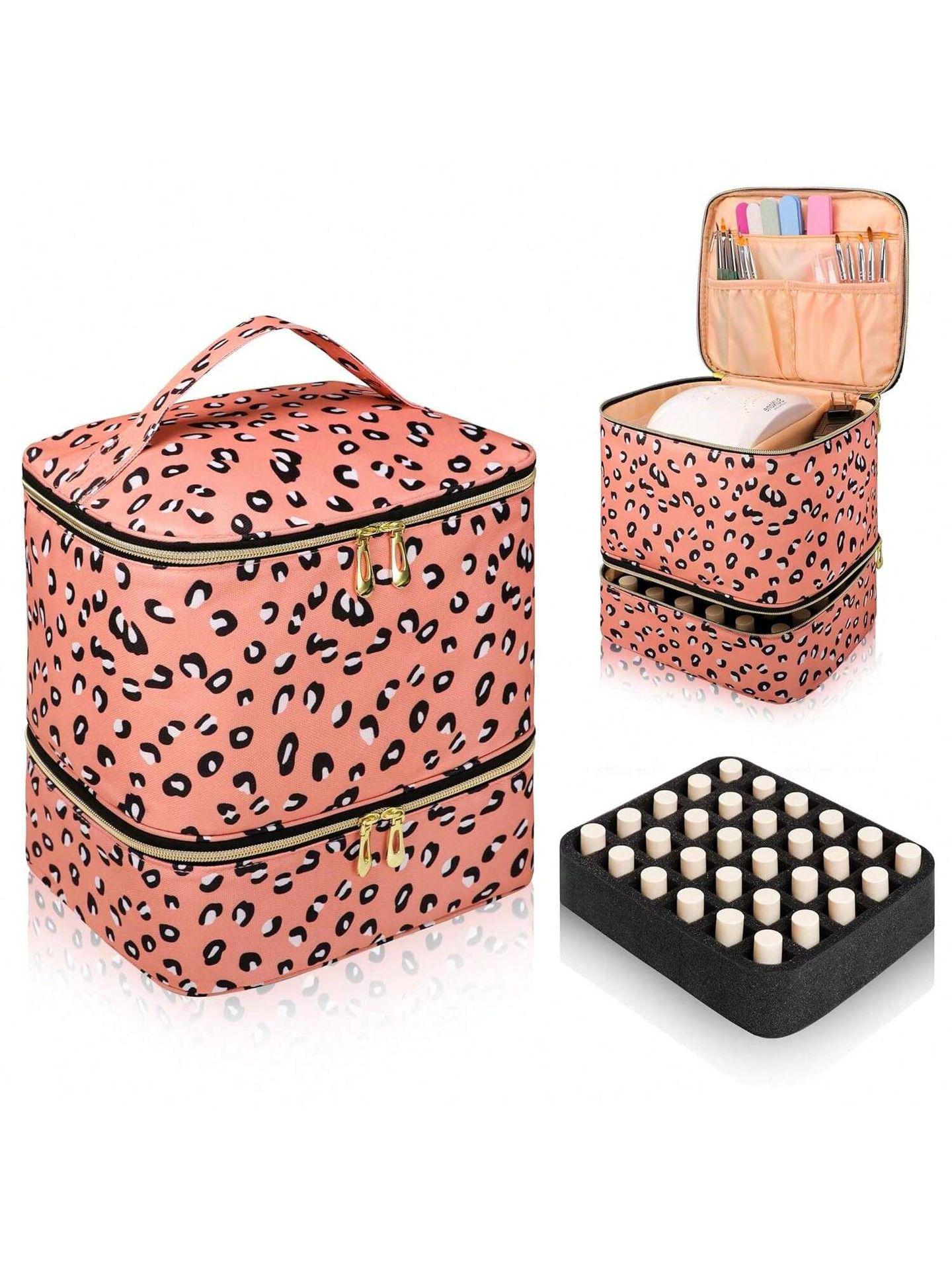 

«Двухслойный полиуретановый пакет для хранения лака для ногтей и эфирных масел на 30 флаконов»