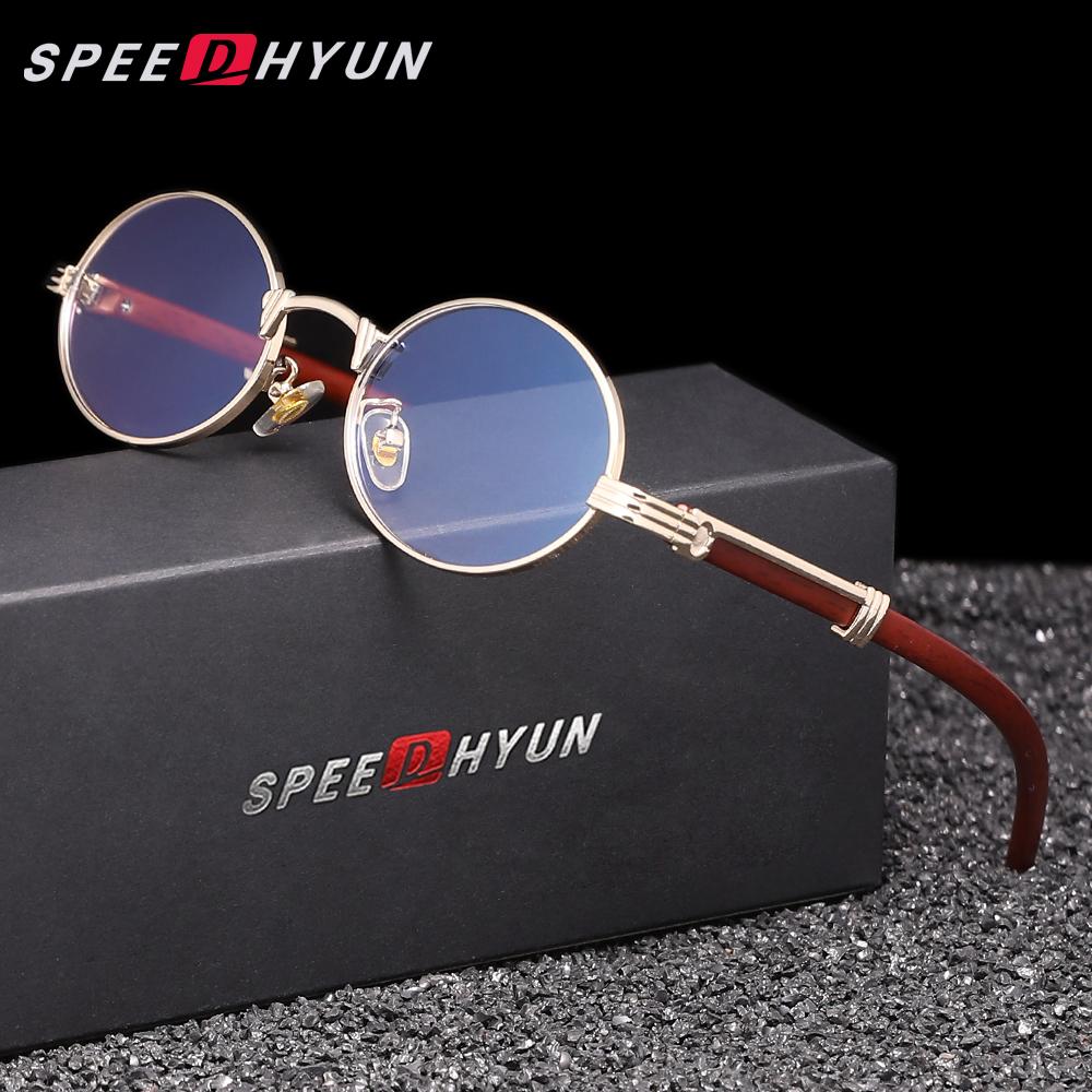SPEEDHYUN Vintage Round Sunglasses Lightweight Frame with Full UV Protection