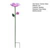 Metal Flower Garden Stake Bee Watering Station Outdoor Bird Bath Butterfly Water Feeder with Stake for Garden Pollinators Birds Yard Patio Decor