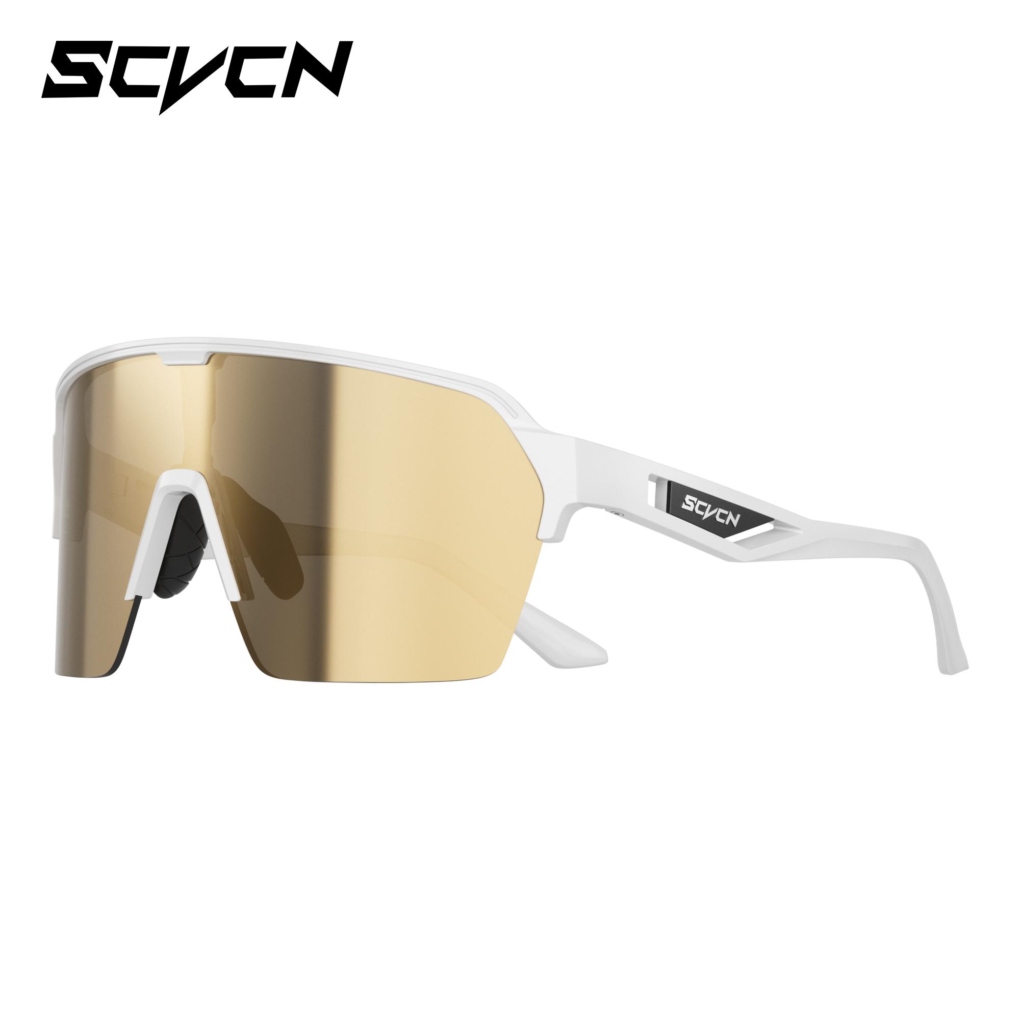 

SCVCN Cycling Glasses Photochromic Sunglasses for Men Outdoor Sports Glasses UV400 Eyewear MTB Cycling Goggles Bicycle Women