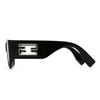  New Modern Retro Large Square Frame Metal Accessories Sunglasses 9217