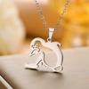 My Shape Cute Penguins Necklaces Stainless Steel Animal Pendant Chain Lovely Penguin Turtle Jewelry Women Girls Valentine's Day